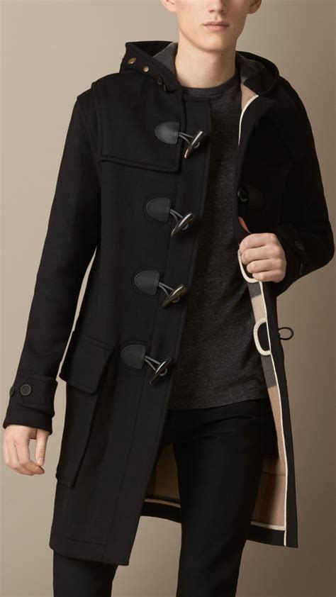 double-faced wool duffle coat burberry